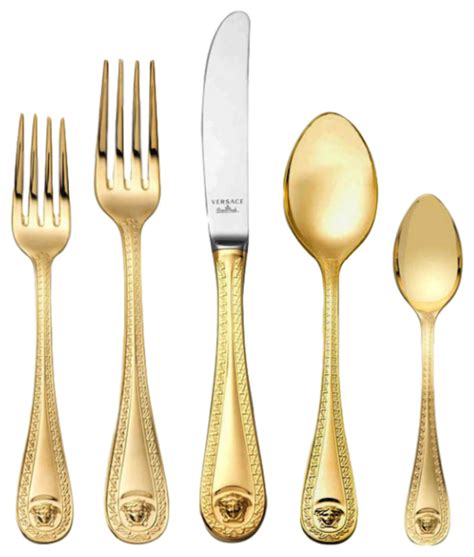 versace utensils set|versace cutlery sets.